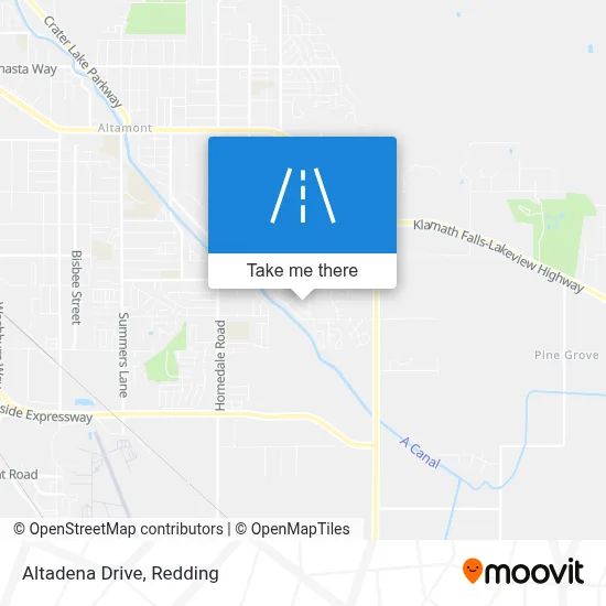 Altadena Drive map