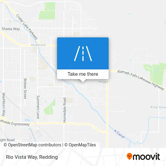 Rio Vista Way map