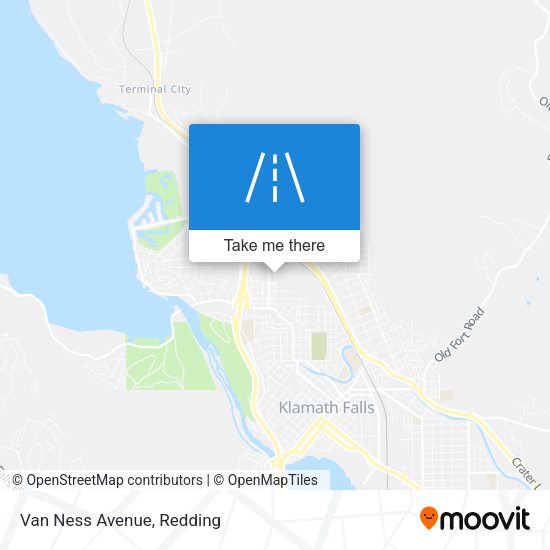 Mapa de Van Ness Avenue