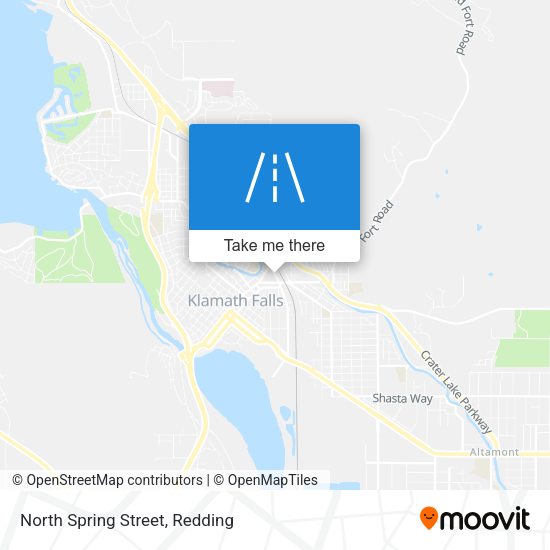 Mapa de North Spring Street