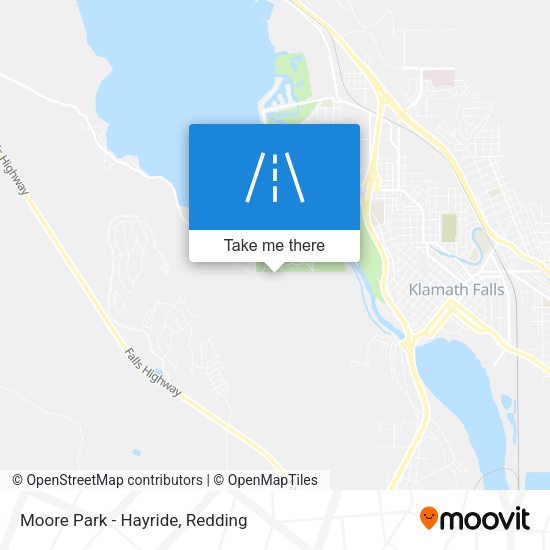 Moore Park - Hayride map