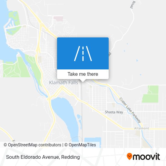 South Eldorado Avenue map