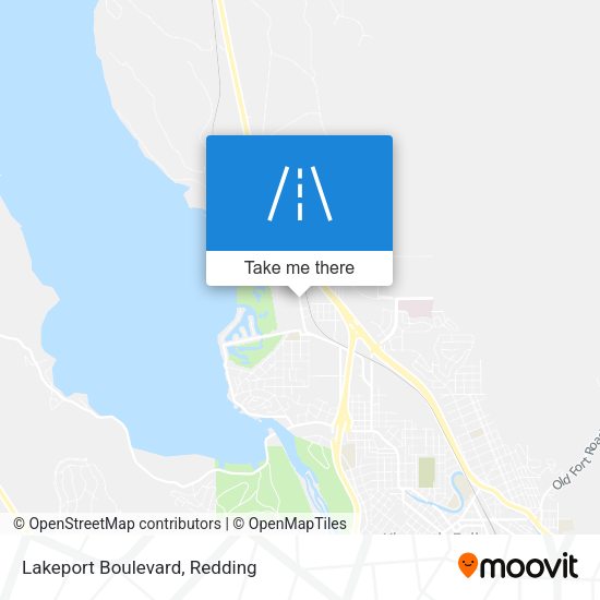 Lakeport Boulevard map