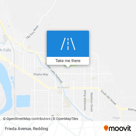 Frieda Avenue map