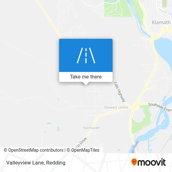 Valleyview Lane map