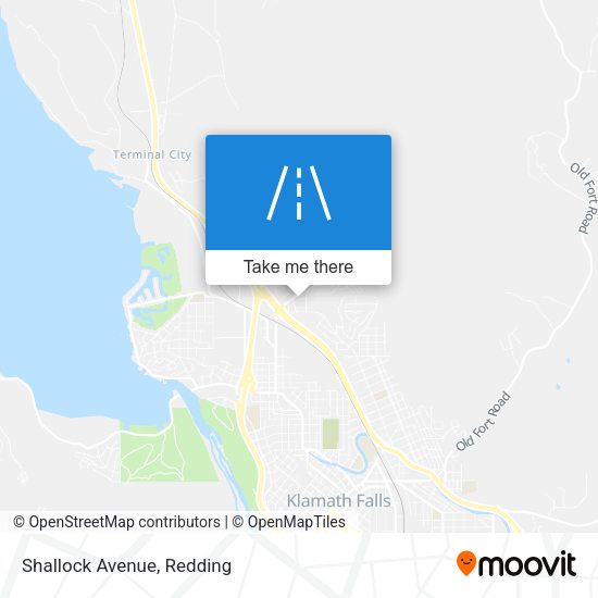 Mapa de Shallock Avenue