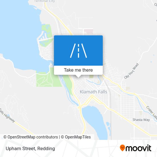 Mapa de Upham Street