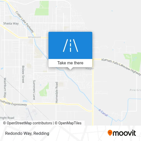 Redondo Way map