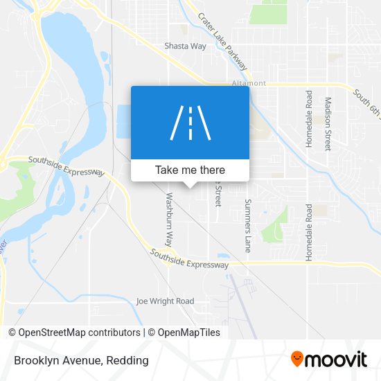 Mapa de Brooklyn Avenue