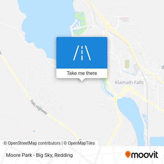 Mapa de Moore Park - Big Sky