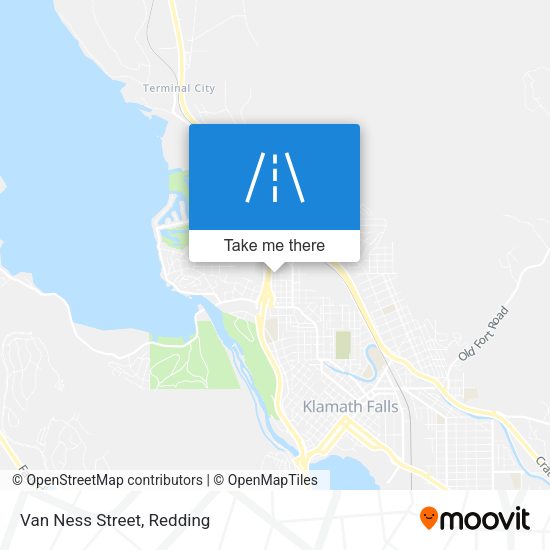 Mapa de Van Ness Street