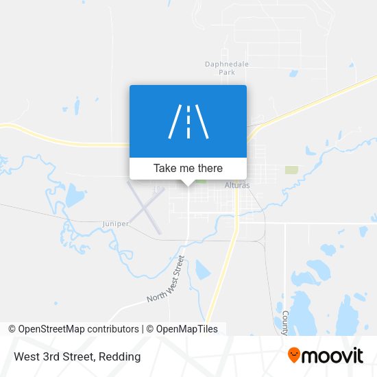 Mapa de West 3rd Street
