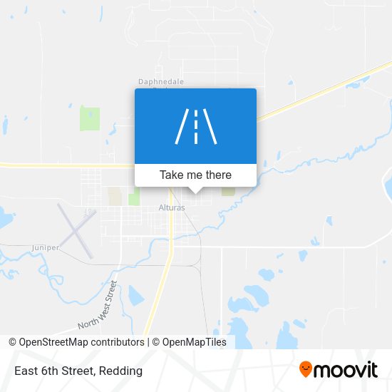 Mapa de East 6th Street