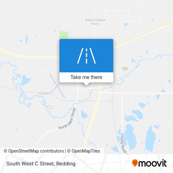South West C Street map