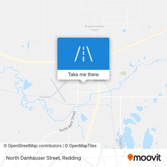 North Danhauser Street map