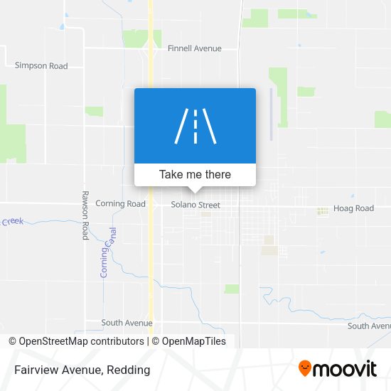 Mapa de Fairview Avenue