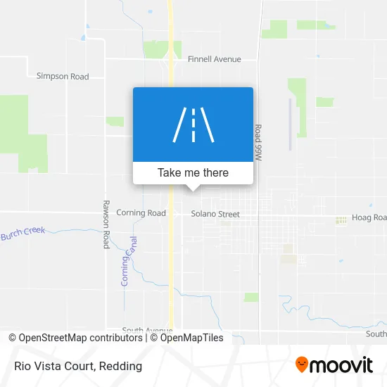 Rio Vista Court map