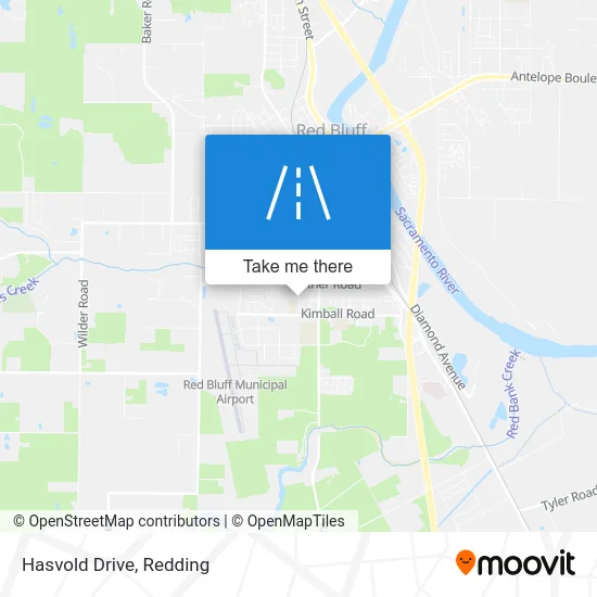 Hasvold Drive map
