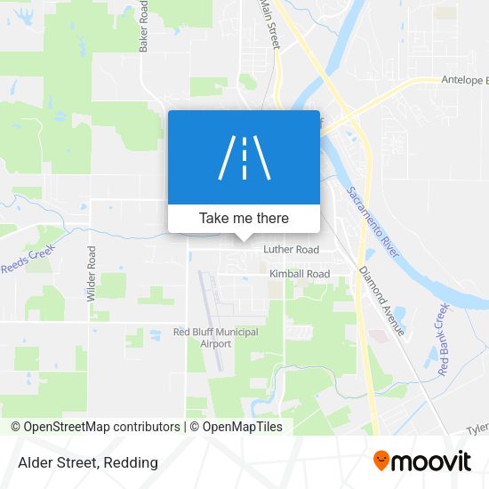 Mapa de Alder Street