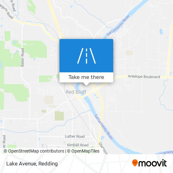 Lake Avenue map