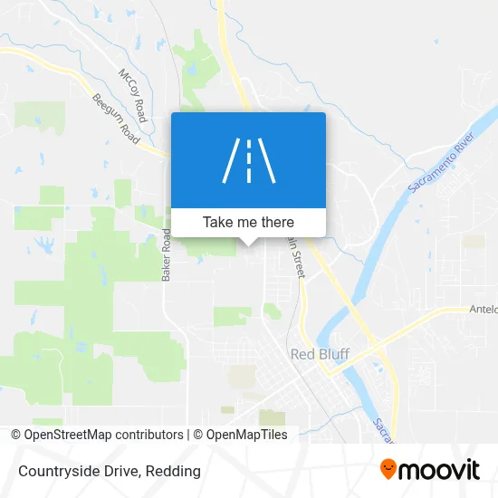 Countryside Drive map