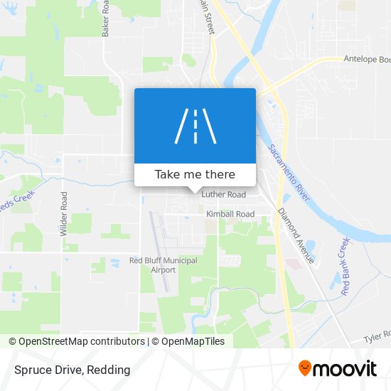 Mapa de Spruce Drive