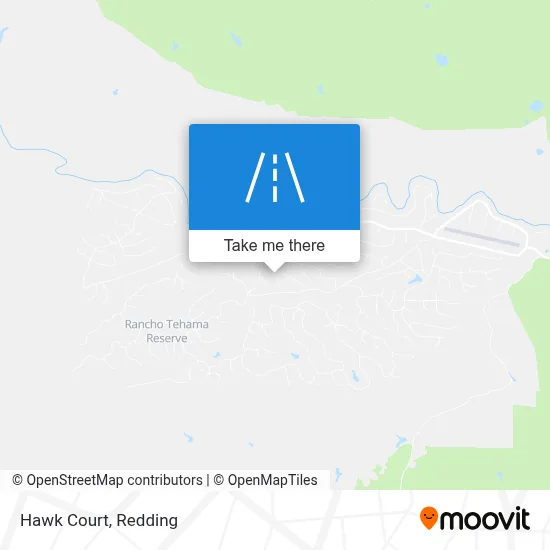 Hawk Court map