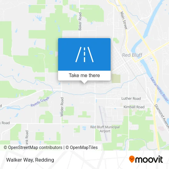 Walker Way map