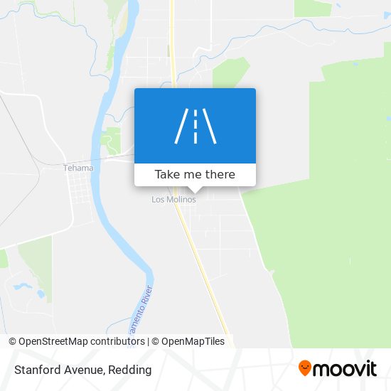 Stanford Avenue map