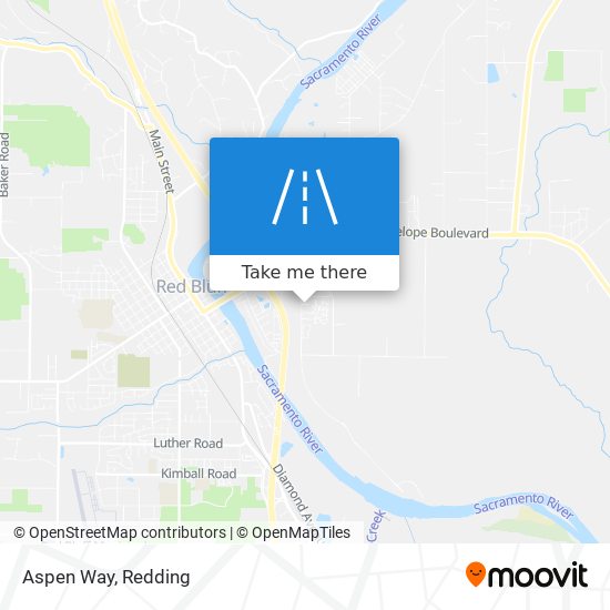 Aspen Way map