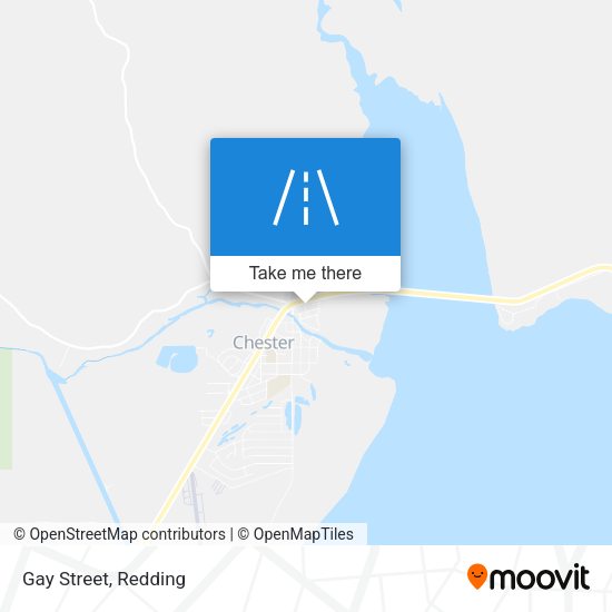 Gay Street map