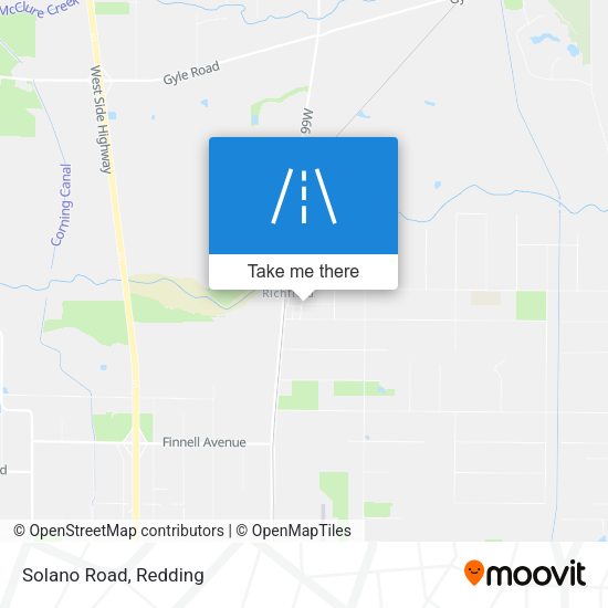 Solano Road map