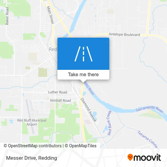 Messer Drive map