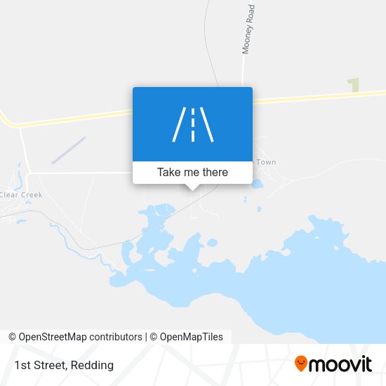 Mapa de 1st Street