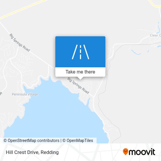 Hill Crest Drive map