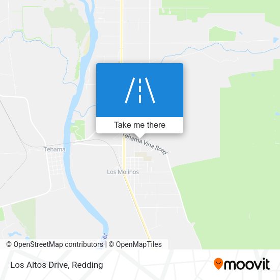 Los Altos Drive map