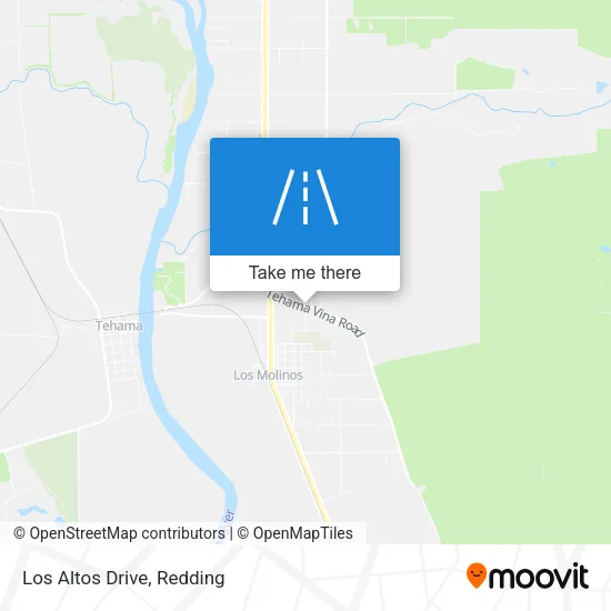 Los Altos Drive map