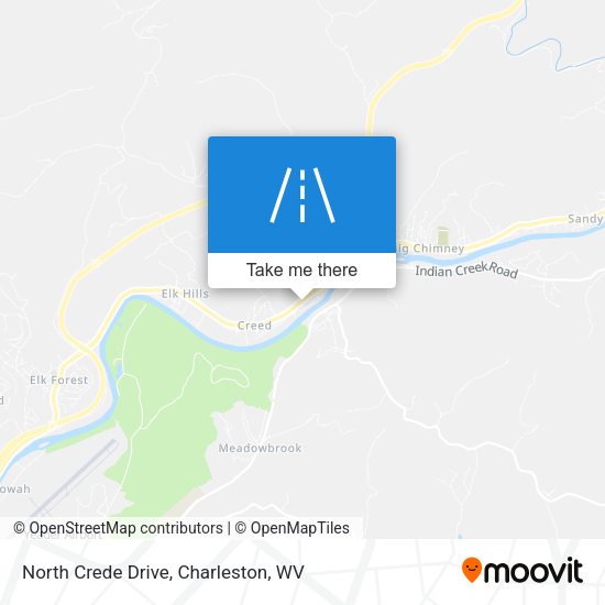 North Crede Drive map