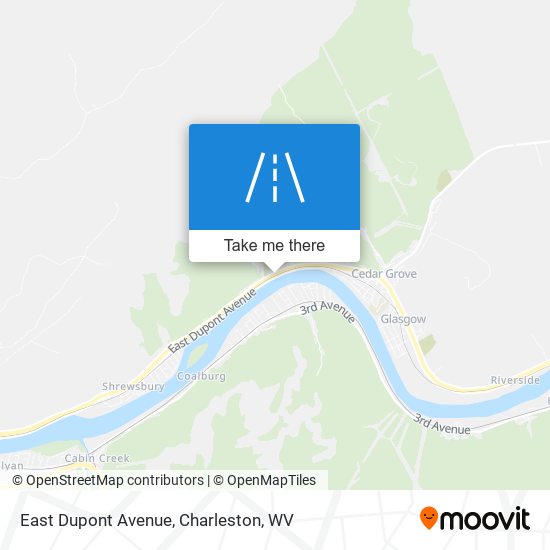 East Dupont Avenue map