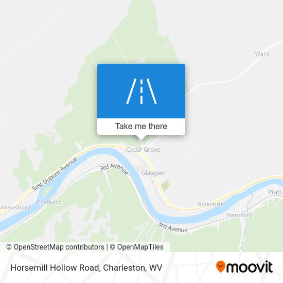 Horsemill Hollow Road map