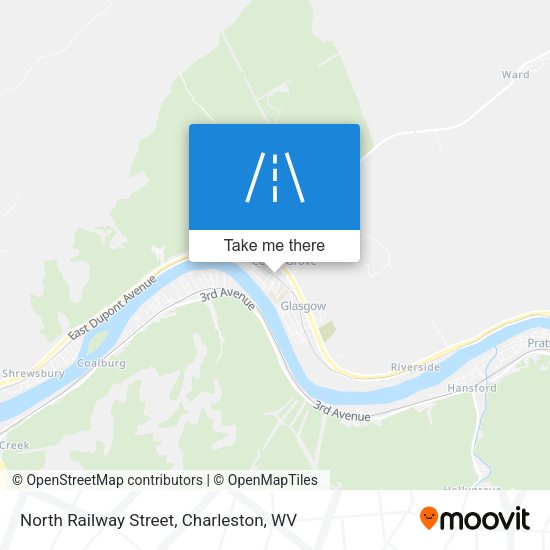 North Railway Street map