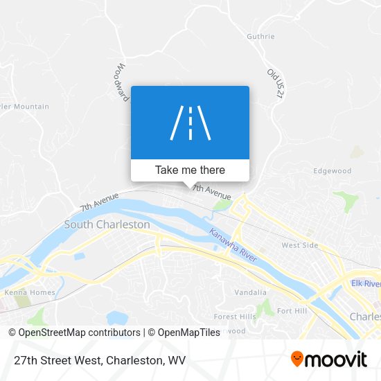 27th Street West map
