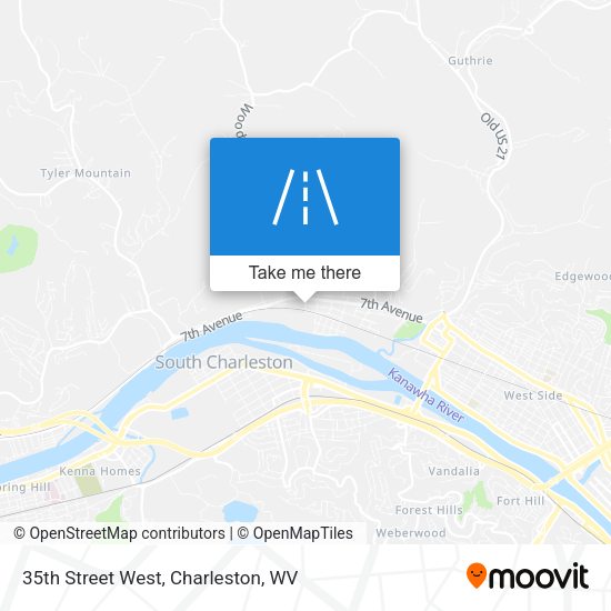 35th Street West map