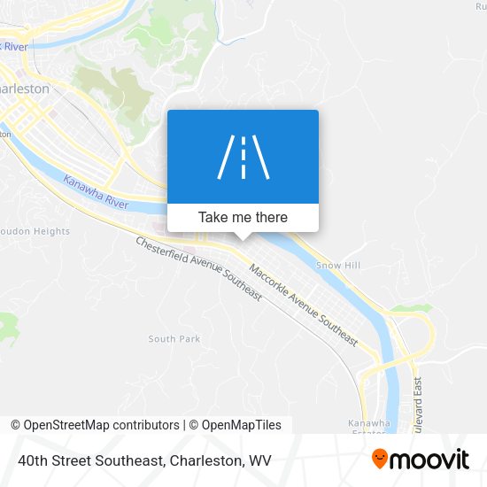 Mapa de 40th Street Southeast