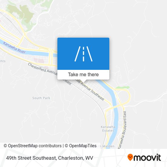 49th Street Southeast map