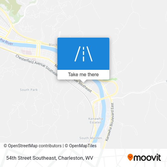 54th Street Southeast map