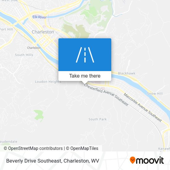 Mapa de Beverly Drive Southeast