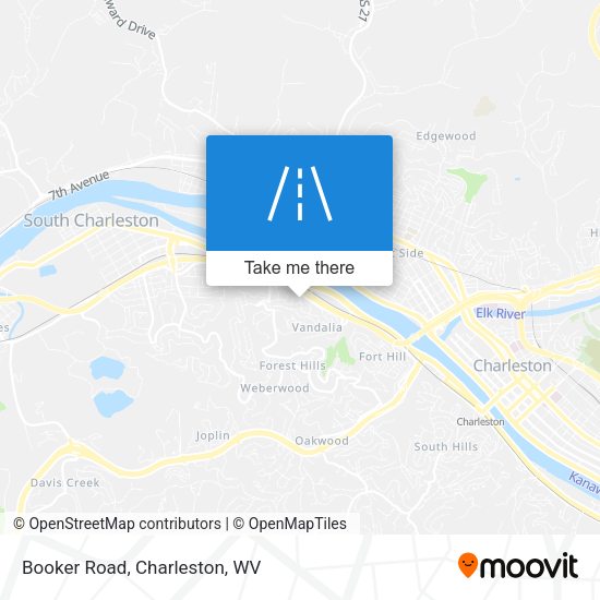 Booker Road map