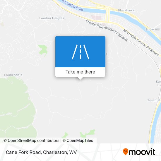 Mapa de Cane Fork Road