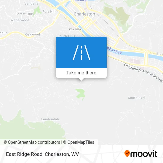East Ridge Road map